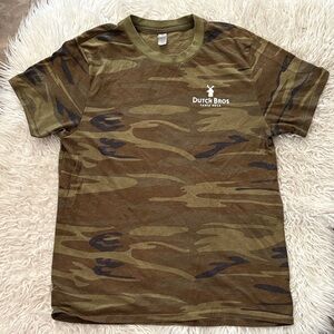 Dutch Bros Santa Rosa 101 Camo Green Men's T-Shirt